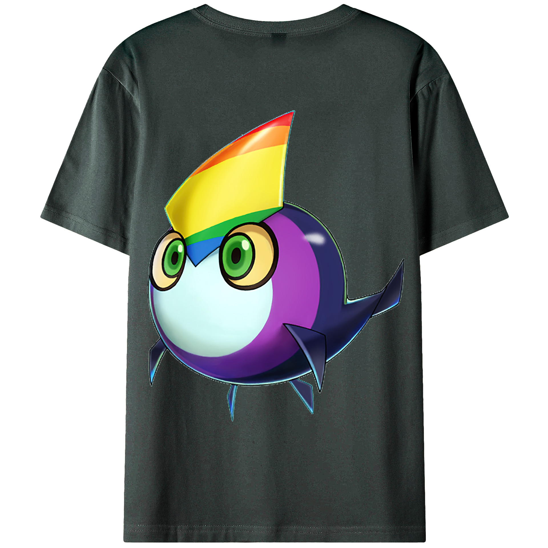 （画像用） 遊☆戯☆王 Yu-Gi-Oh! 綿100％ メンズ半袖Tシャツ（バックプリント） 通気性
